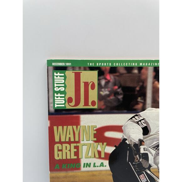 Vintage 1991 WAYNE GRETZKY Tuff Stuff Jr With Uncut Cards + Hull Poster NHL HOF - Picture 2 of 7